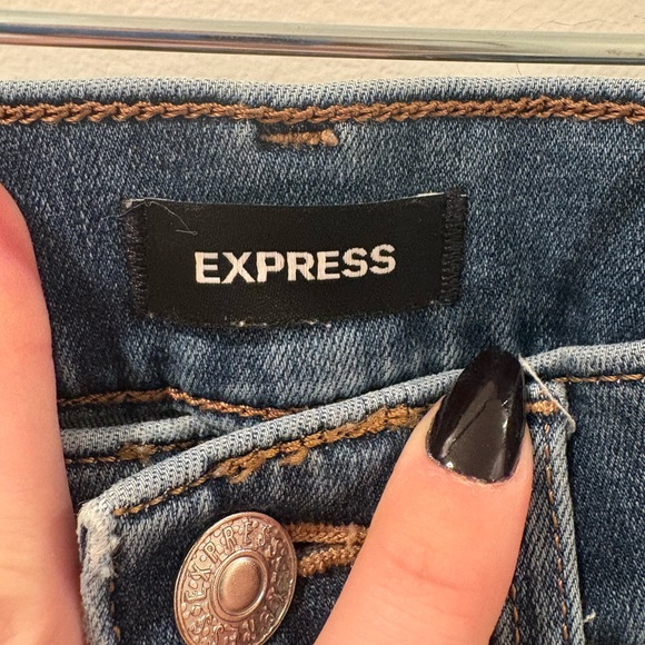 Women's Jeans- Express Flare High Rise- Size 6R - Picture 2 of 4